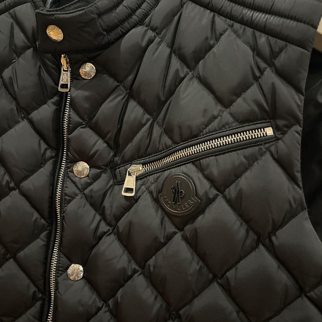 モンクレール MONCLER ダウンベスト メンズ ブラック 黒 フリーサイズ