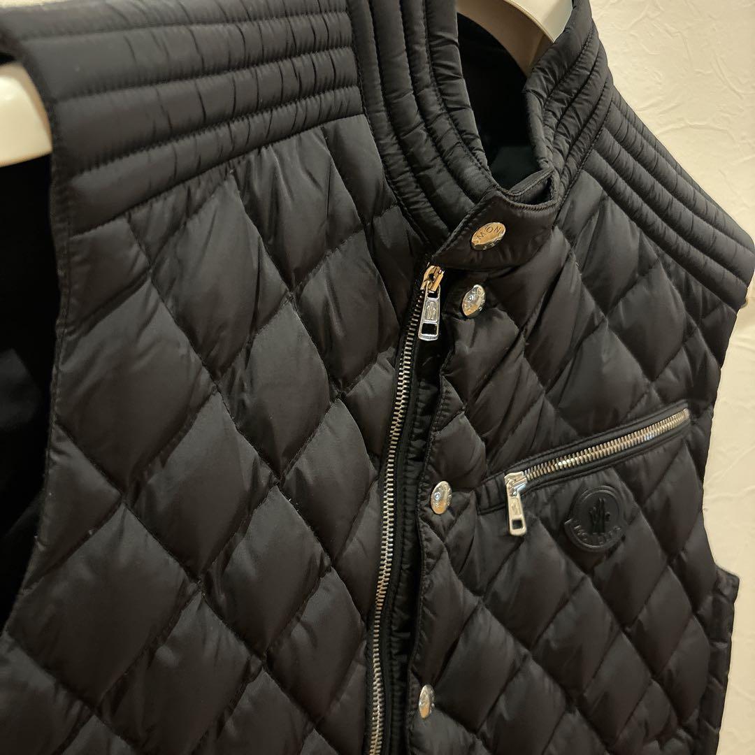 モンクレール MONCLER ダウンベスト メンズ ブラック 黒 フリーサイズ