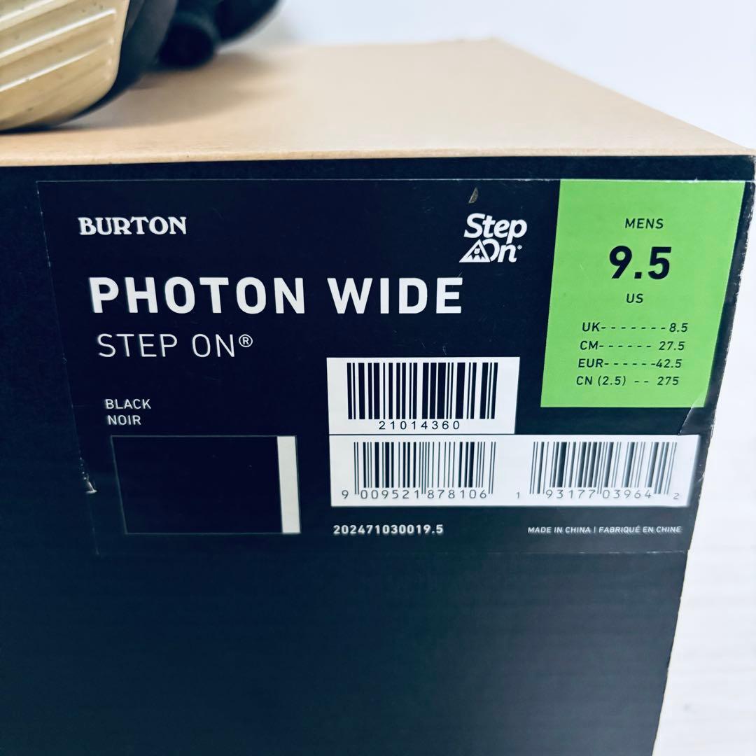 Burton STEP ON Photon BOA WIDE 27.5cm 良品