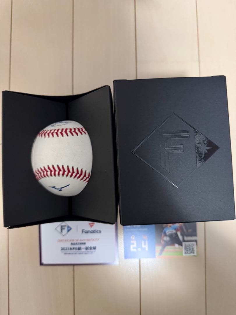ホ*ン様 npb 統一試合球 エスコン 使用球 4/22 ファイターズ ユーズド