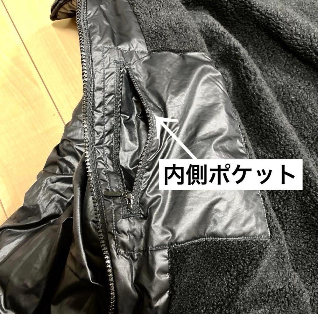 アリーナ arena フード付 ベンチコート L ボア 黒 水泳 競泳 防寒
