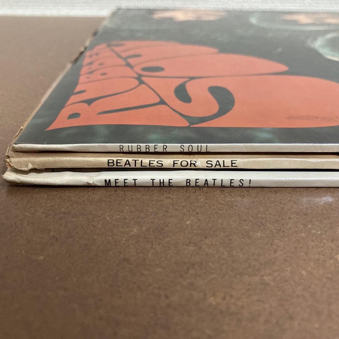 The Beatles ビートルズ LP レコード ODEON 赤盤 3枚