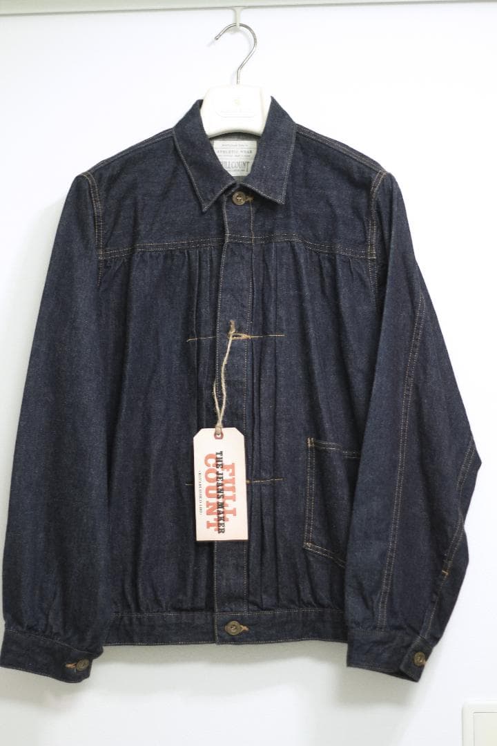 【未使用品】FULL COUNT 2974W ギャザー デニム ジャケット 40
