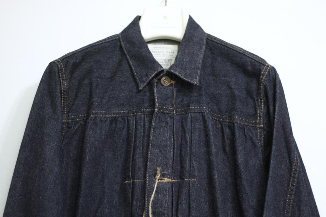 【未使用品】FULL COUNT 2974W ギャザー デニム ジャケット 40