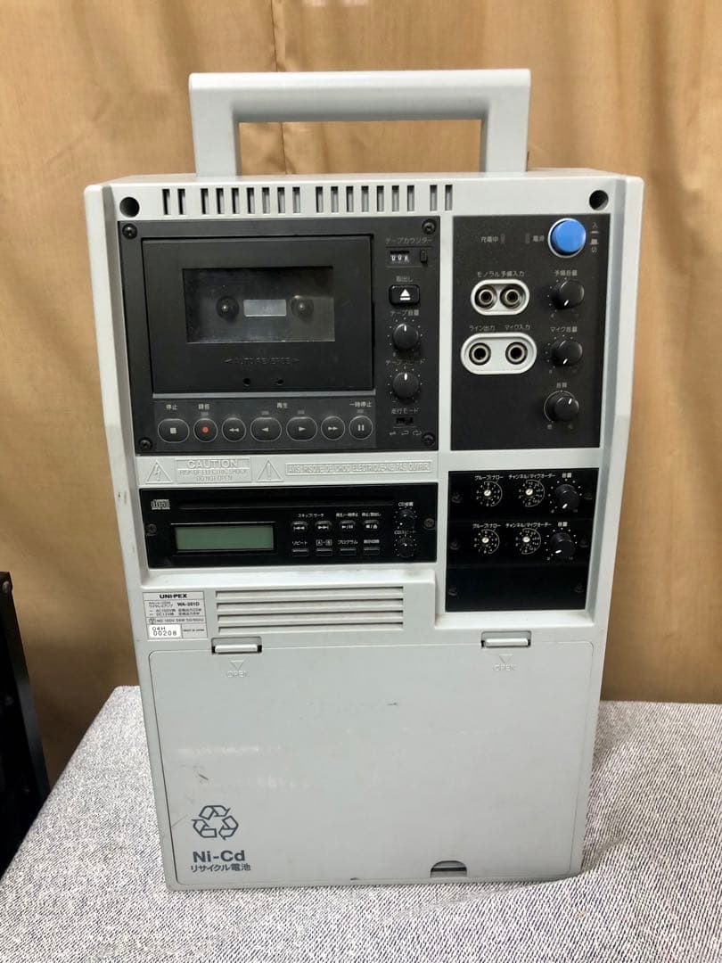UNI-PEX ユニペックス WA-351Dワイヤレスアンプ　マイク付き