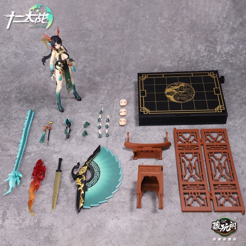 [新品未開封限定版] CNAG-TOYS 十二大戦　小青龍 瓏&山羊座 MORA
