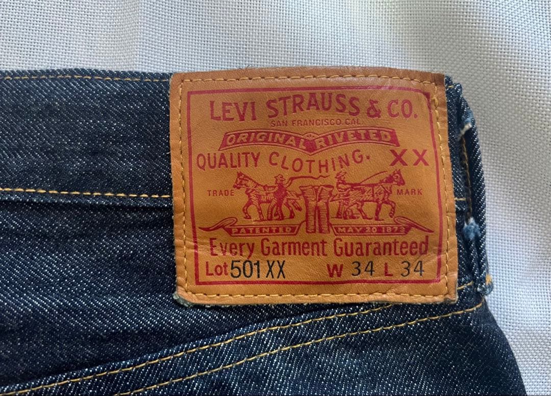 【日本製】【Levi's】リーバイス501XX 1947年 表記W34【LVC】