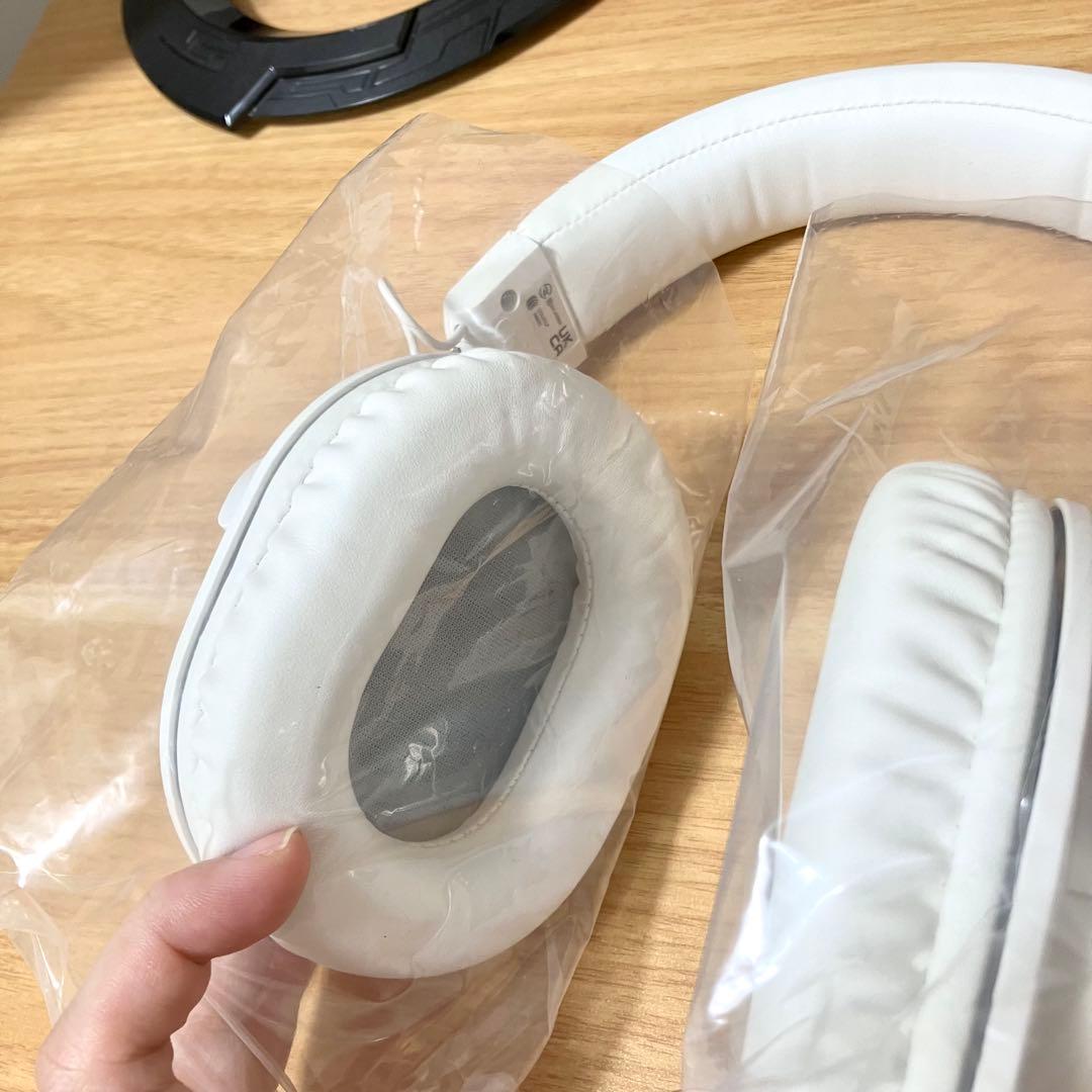 【美品】ATH-M20xBT ホワイト Bluetoothヘッドホン