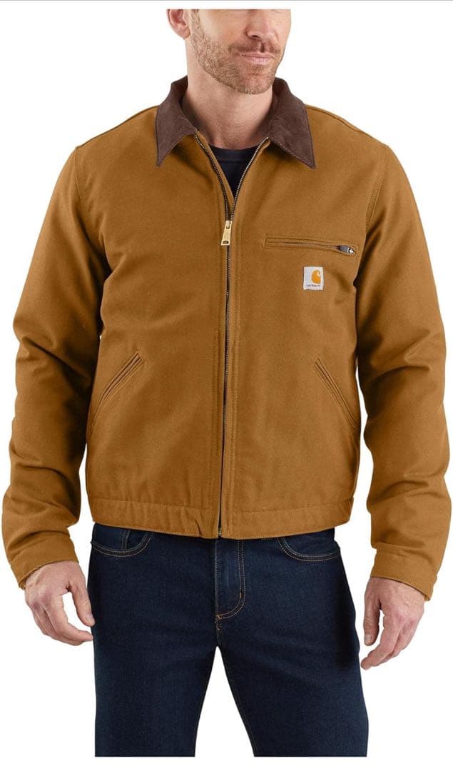 Carhartt デトロイトジャケット　ブラウン　サイズS