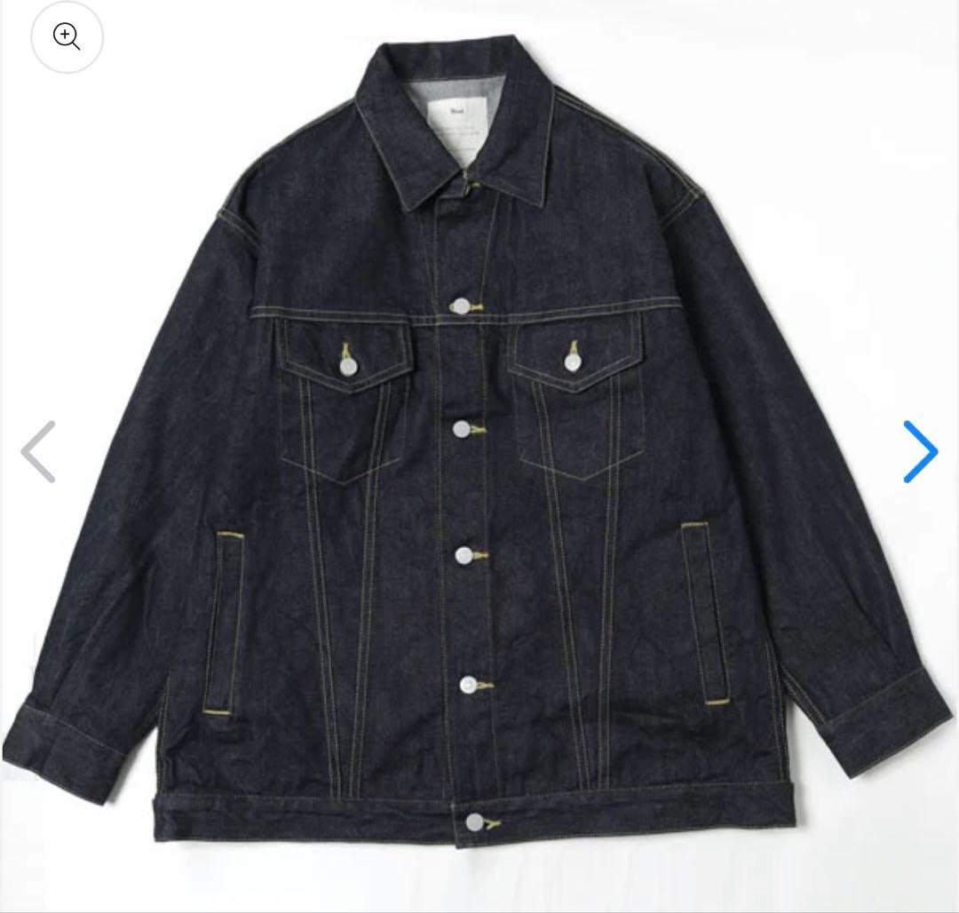 ジャケット・アウター Text INDIGO DENIM JACKET markaware