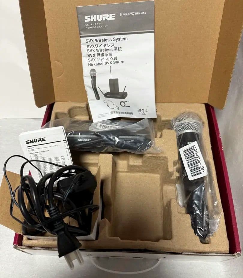 配信機器・PA機器・レコーディング機器 SHURE SVX Wireless Microphone System