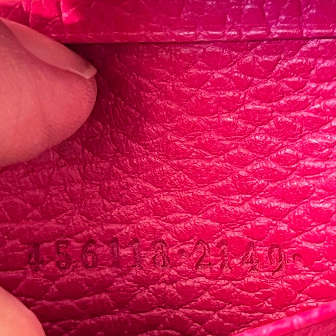 良品✨レアカラー　GUCCI キーケース　マーモント　シボ革　6連　レディース