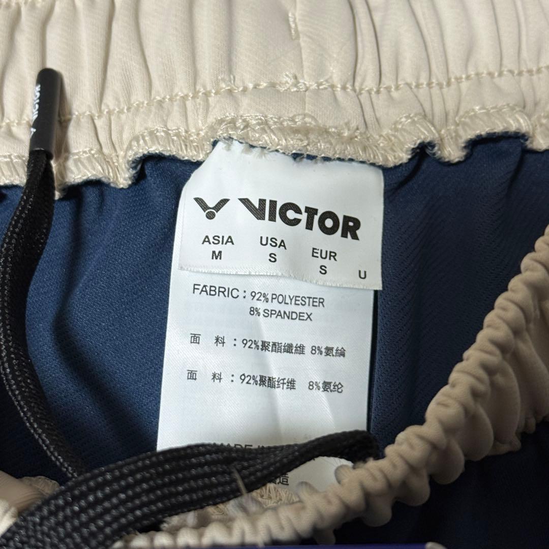 VICTOR バドミントンパンツ M ネイビー　アントンセンモデル