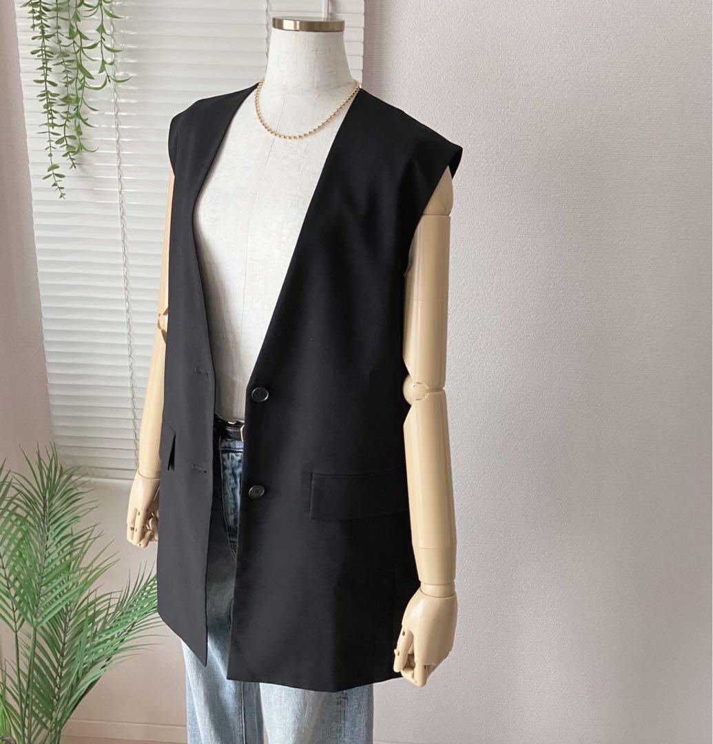 【2025SS】JOURNAL STANDARD アイアスストレッチ ベスト 黒