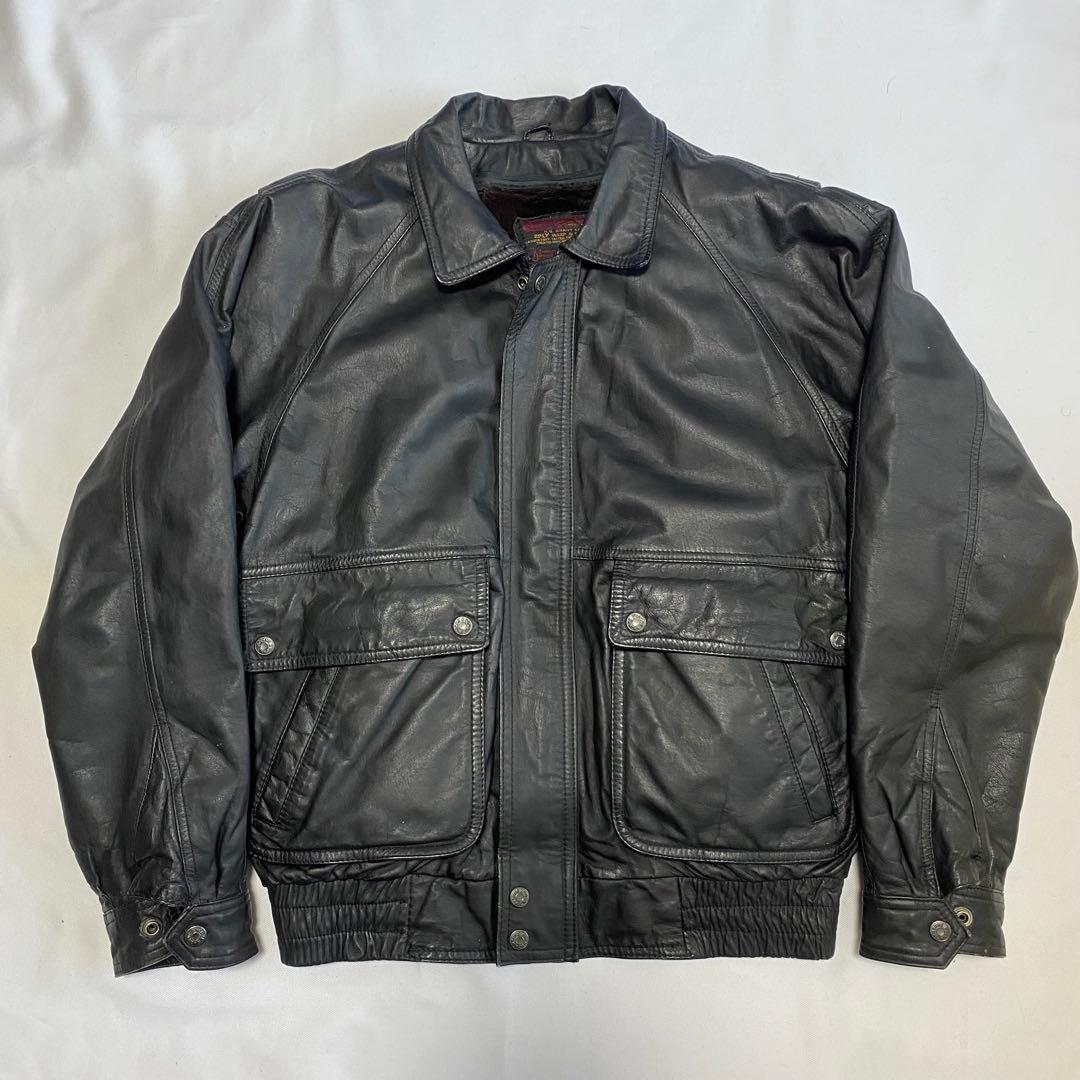D'homme A Homme 90s A-2 フライト レザー ジャケット