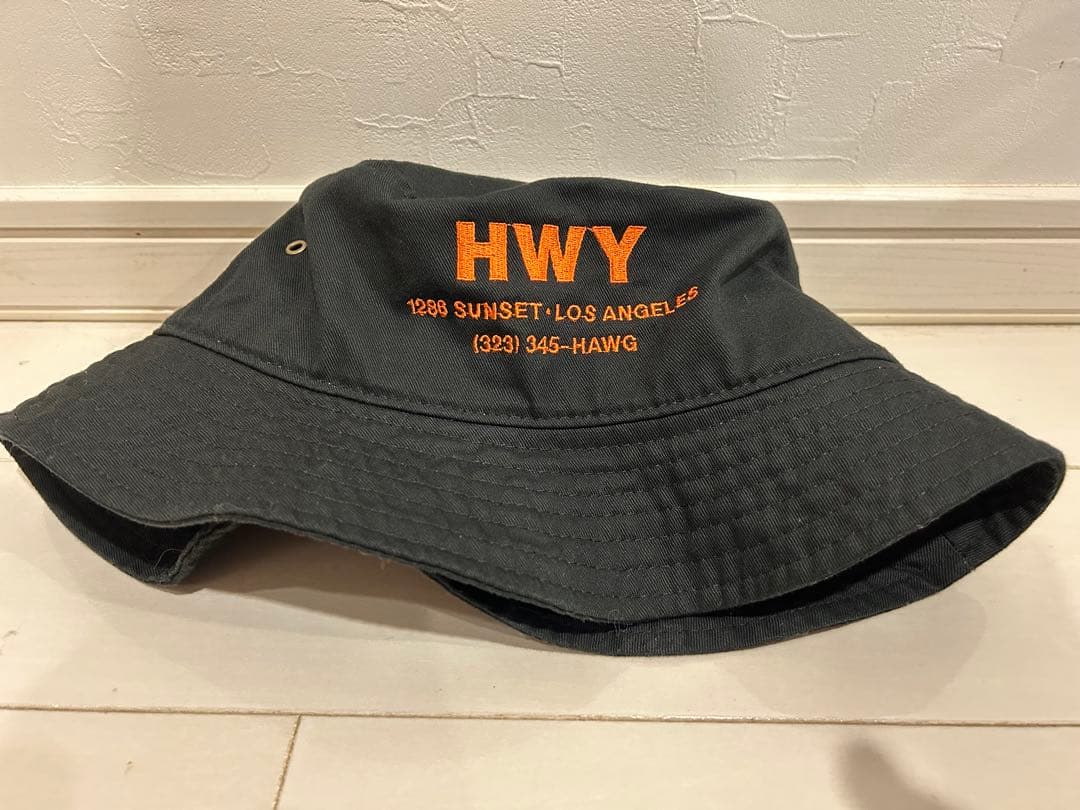 US三軒茶屋HWY ×US/Hawgバケットハット 黒