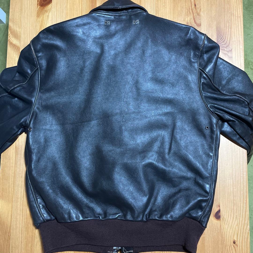 休*k様 VANSON A-2 レザージャケット フライトジャケット　42