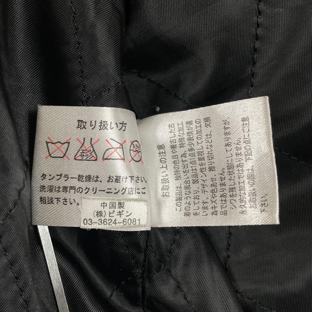 本革 ダブルライダースジャケット 短丈 ラムレザー ブラック M cavariA