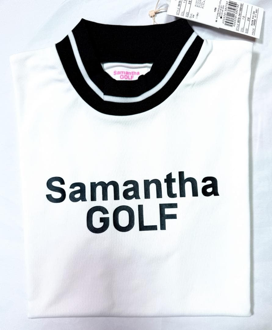 新品 Samantha GOLF ゴルフウェア モックネック Mサイズ