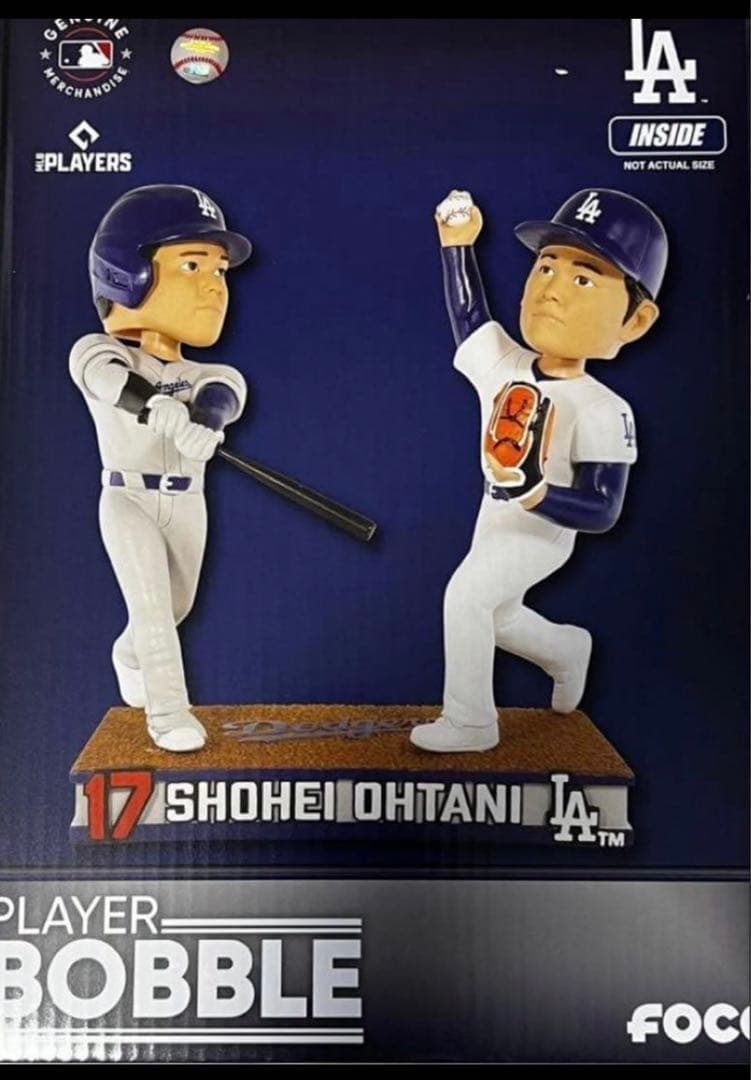 大谷翔平 二刀流　ボブルヘッド シリアル付き