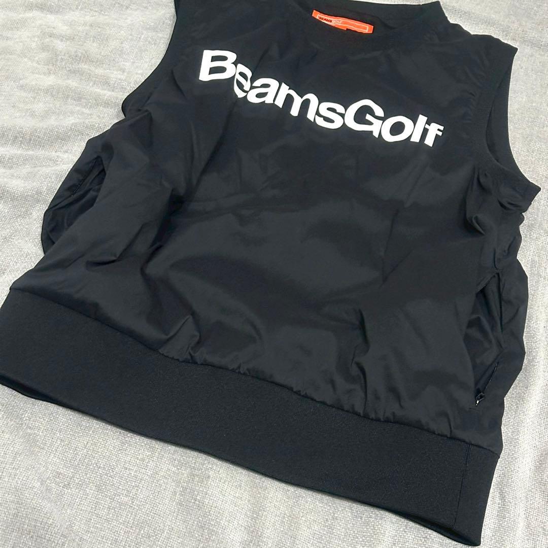 【美品】BeamsGolf ビームス レディース ゴルフ ベスト ブラック
