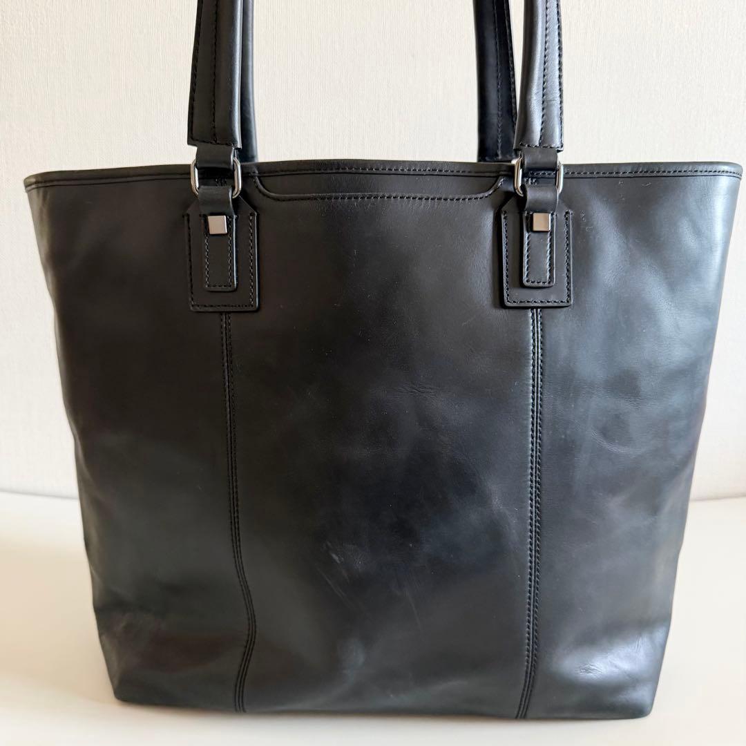 グランジオール Grungeall 本革 レザー トートバッグ ブラック A4