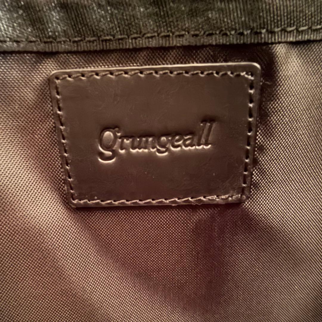 グランジオール Grungeall 本革 レザー トートバッグ ブラック A4
