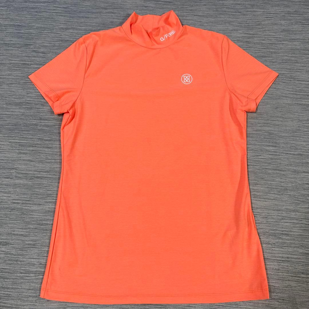 美品　G/FORE レディース　半袖モックネックシャツ
