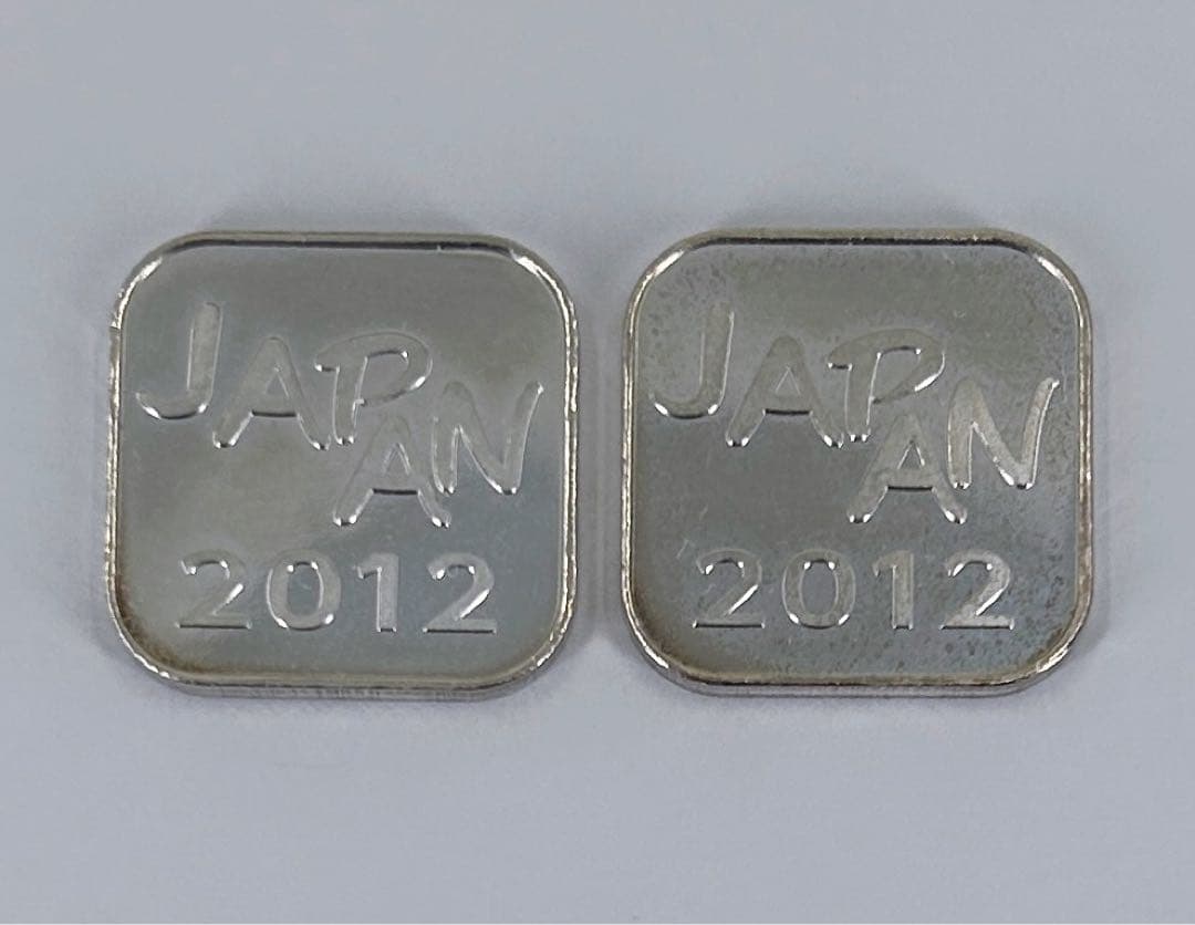 純銀メダル8.6g(4.3g×2) セット出し純銀メダル 2枚セット 2012年