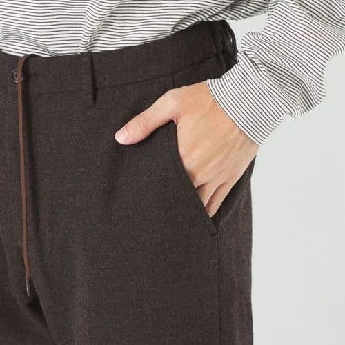 green label relaxing【美品】イージースラックス グレー L