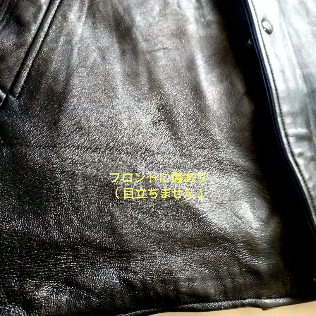 90s Vintage フランス軍 レザージャケット カーコート