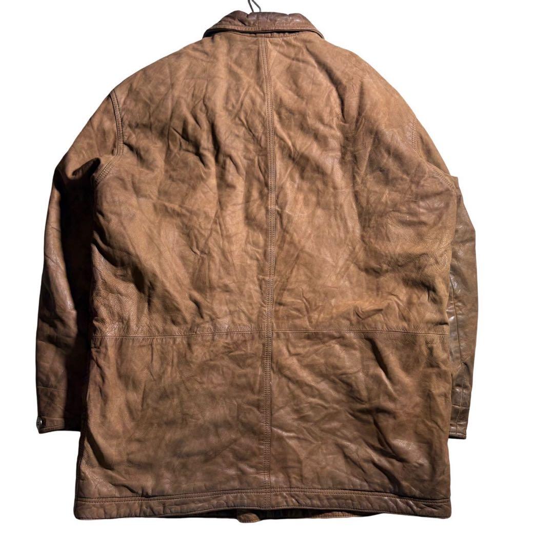 希少✨llbean レザーコート ブラウン ラムレザー 本革