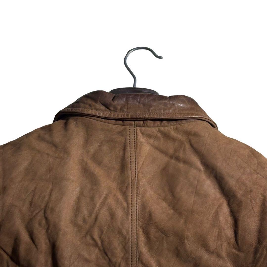 希少✨llbean レザーコート ブラウン ラムレザー 本革