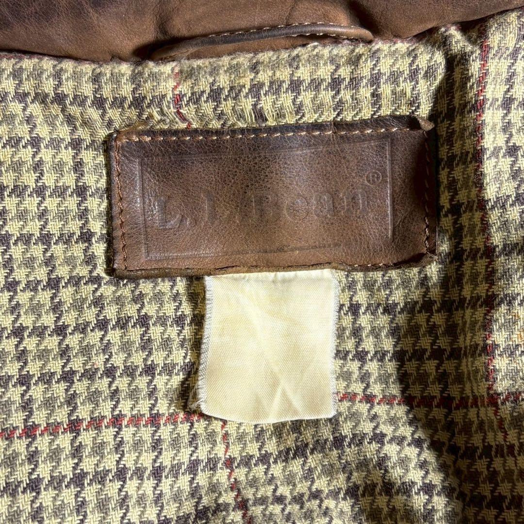 希少✨llbean レザーコート ブラウン ラムレザー 本革