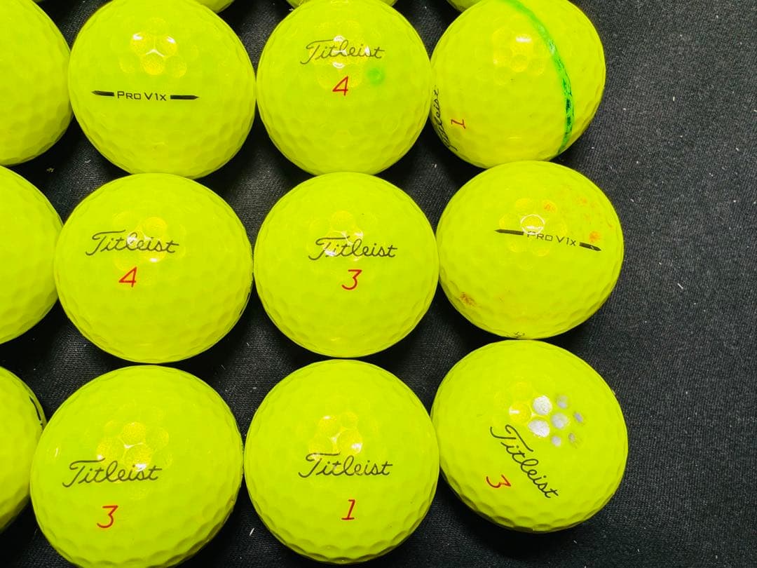 タイトリスト PRO V1X 2025年モデル 30個　　イエロー