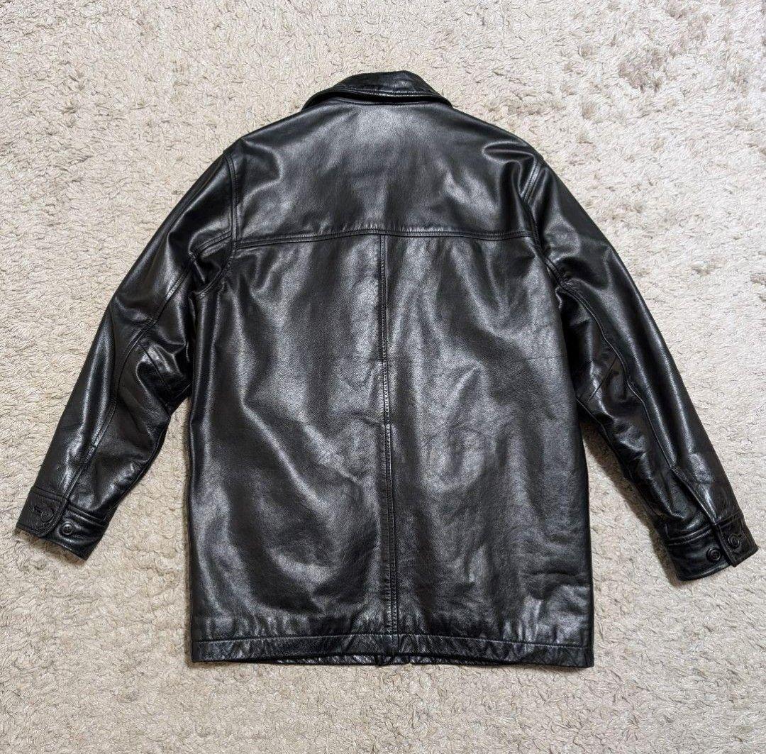 90s old gap レザーカーコート 野村訓市