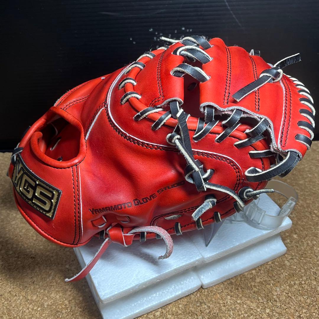 山本グラブスタジオ硬式野球捕手用ミットYGS PRO COSTOM MADE美品