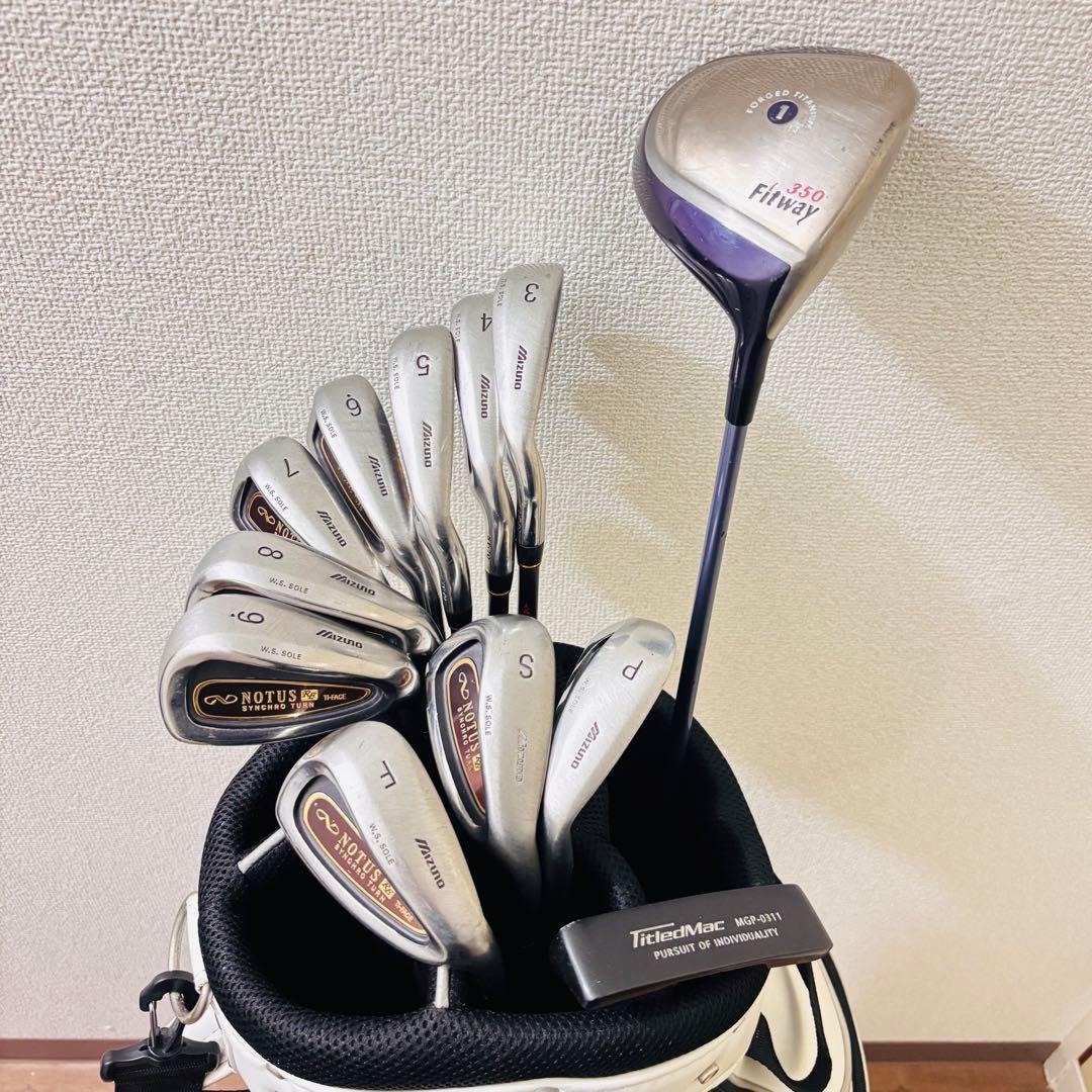 ミズノ レディース ゴルフ 12本セットフル Notus Mizuno初心者