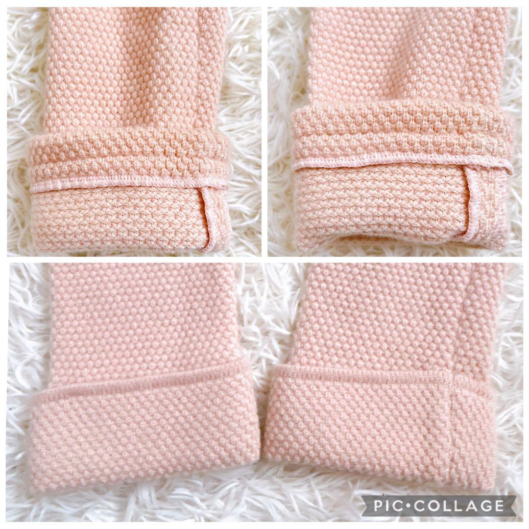 FOXEY BOUTIQUE カシミヤ　ニット　ジャケット　ピンク　日本製　38