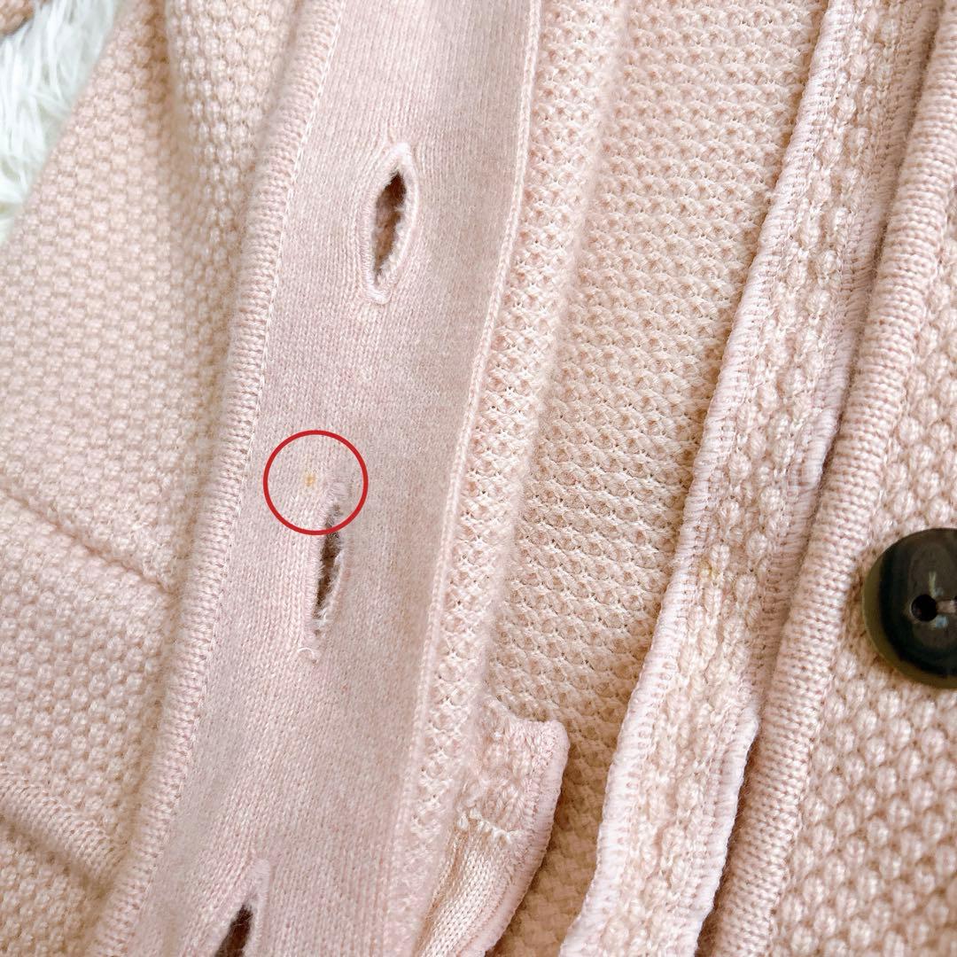 FOXEY BOUTIQUE カシミヤ　ニット　ジャケット　ピンク　日本製　38