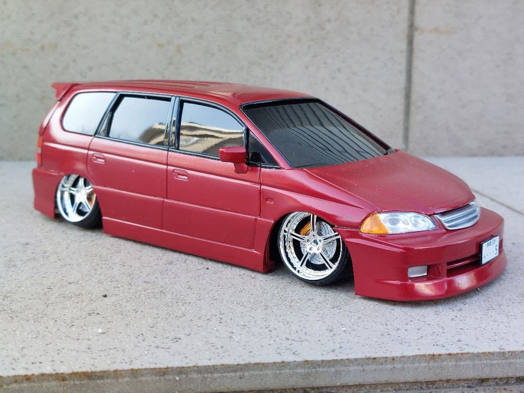 プラモ　ホイール　タイヤ　車　アオシマ　シャコタン