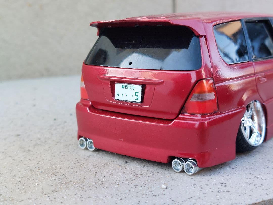 プラモ　ホイール　タイヤ　車　アオシマ　シャコタン