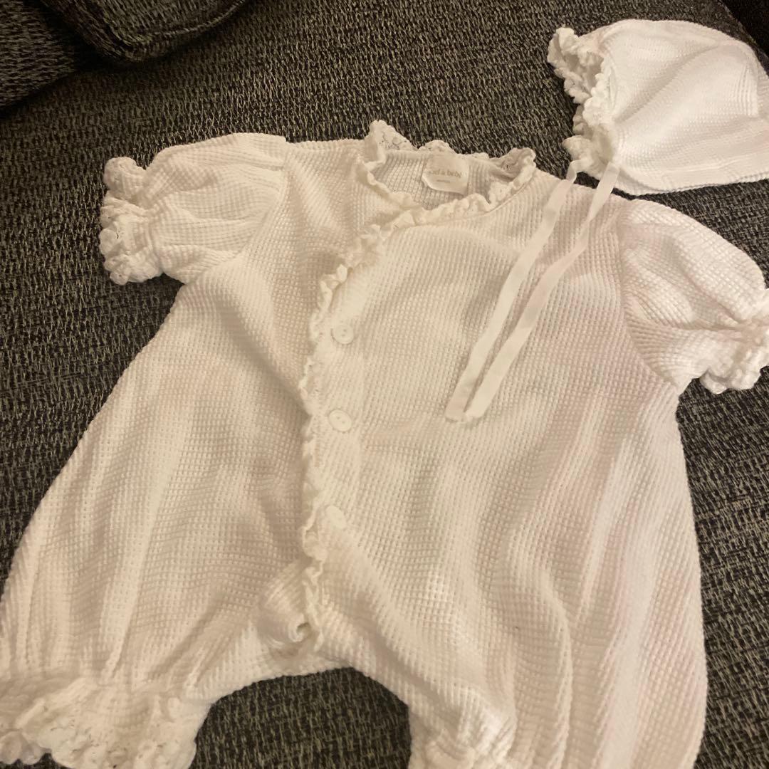 ciel de bebe＊waffle glory suit＊ボンネット付