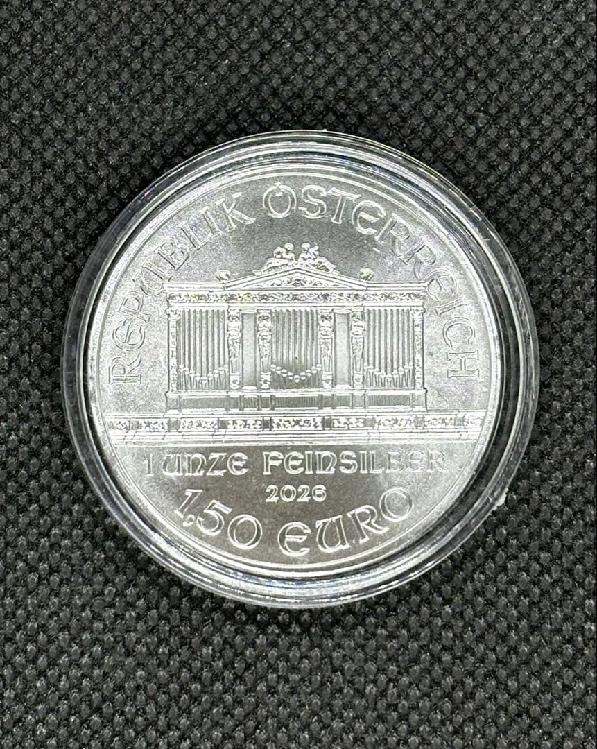 オーストリア 【NEW】 2026年ウィーン 1,50ユーロ銀貨（1オンス） ③