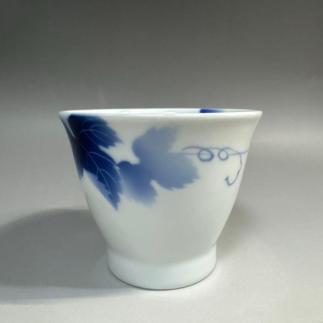や*ん様 深川製磁　ブルーワイナリー　湯呑み　カップ　五客揃　美品