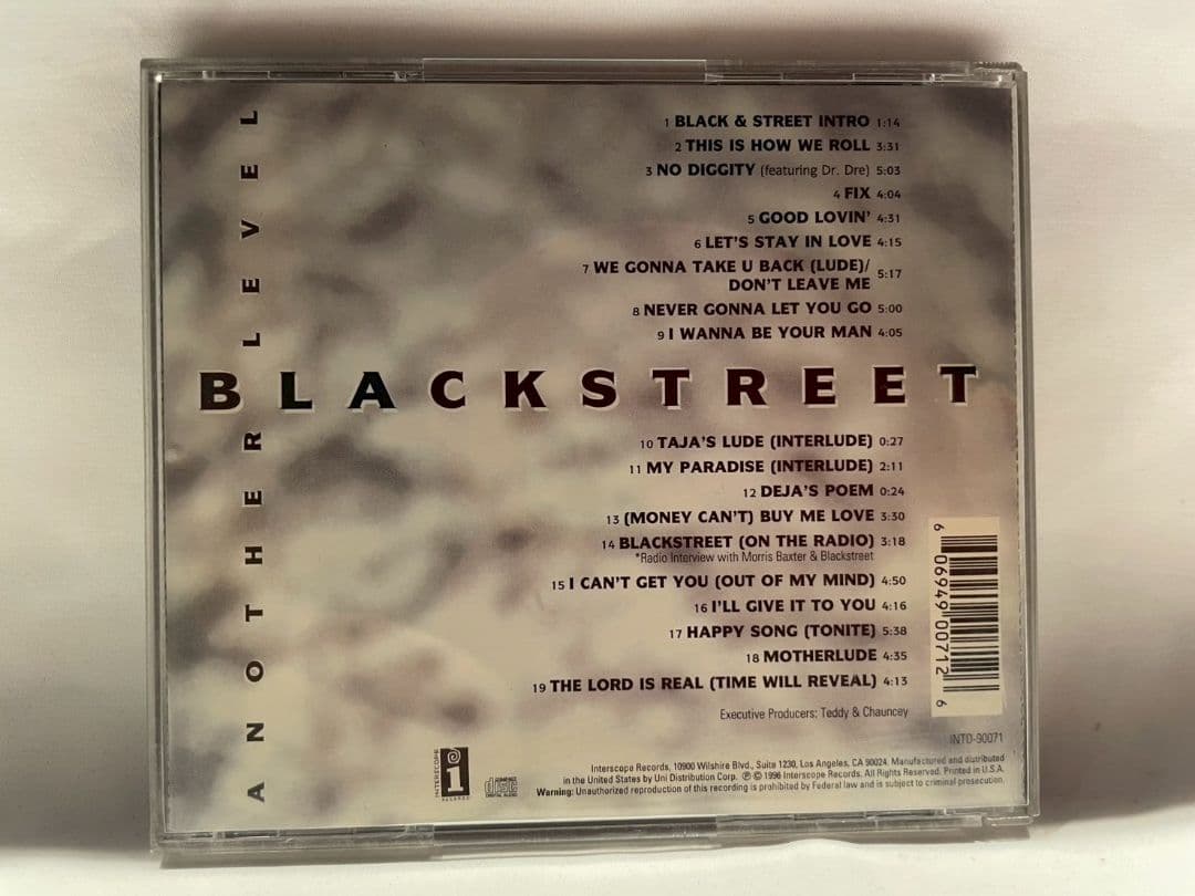 洋楽 BLACKSTREET ANOTHER LEVEL