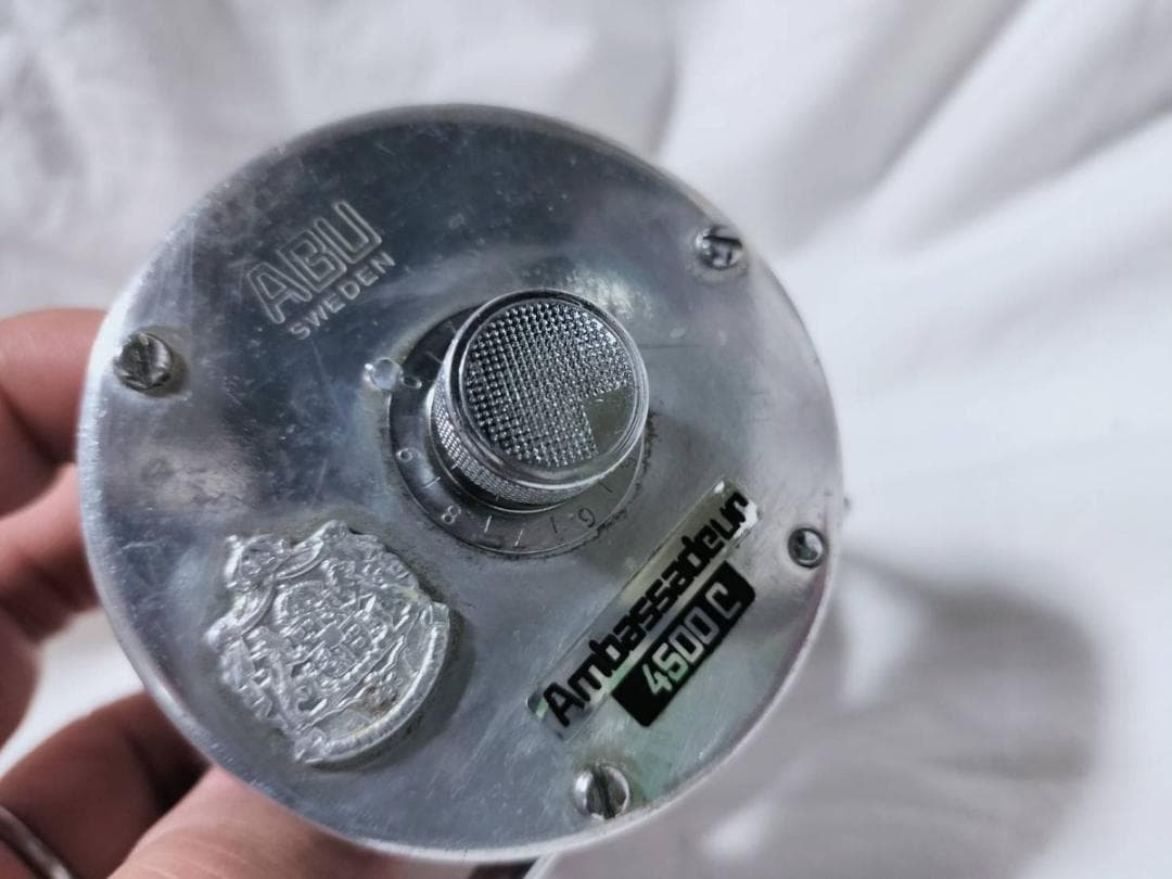 アブガルシア　アンバサダー4500C　ビンテージ　リール abu 　シルバー