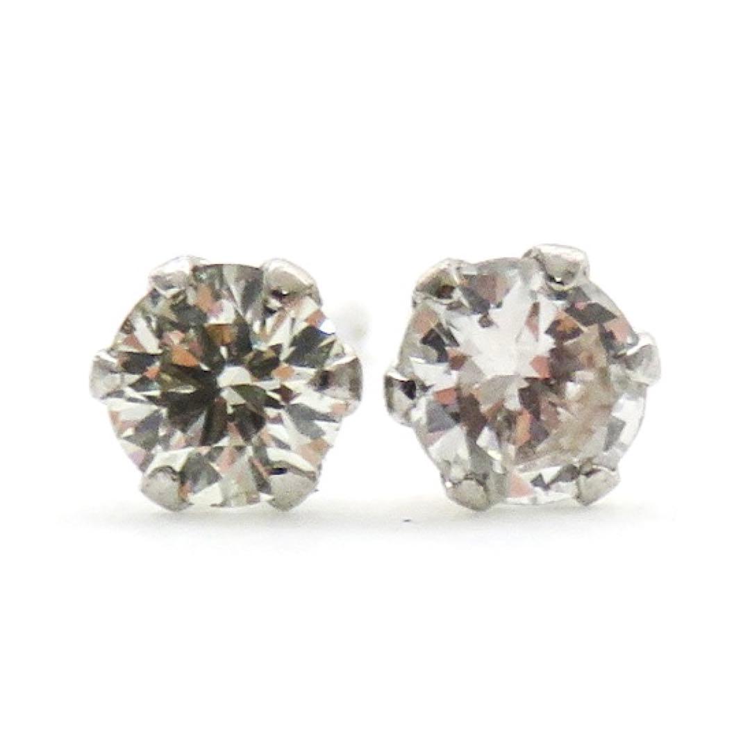 花*ん様 【本物保証】Pt900 天然ダイヤモンド ピアス｜各0.09ct（刻印