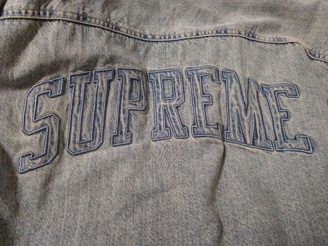 ジャケット・アウター supreme faux shearling lined work shirt