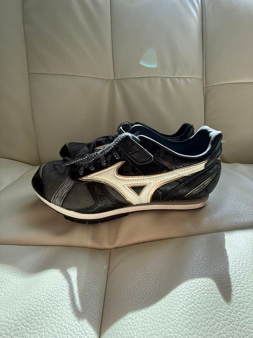 Mizuno スパイクシューズ ブラック/ホワイト　24.0cm